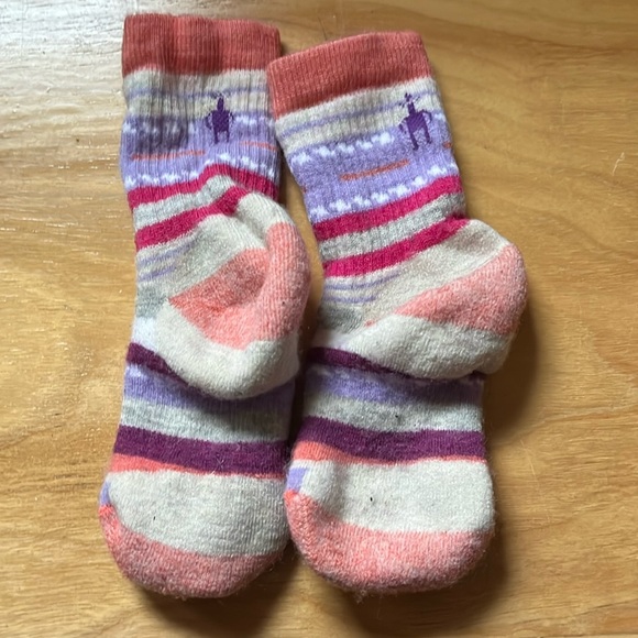 Smartwool Kids full cushion margarita crew socks GUC - Picture 2 of 2